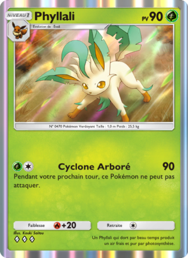 Phyllali 020 — Space-Time Smackdown (French Pokémon TCG card)