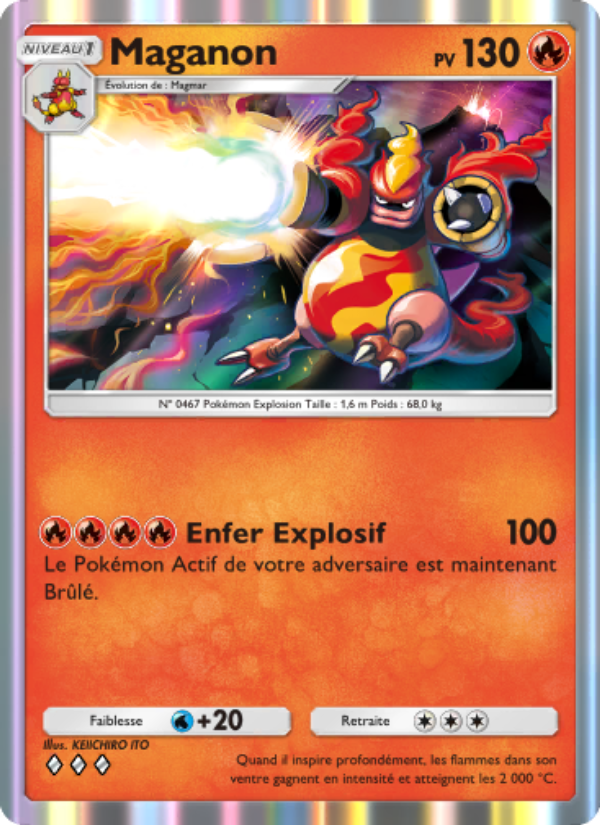 Maganon 024 — Space-Time Smackdown (French Pokémon TCG card)