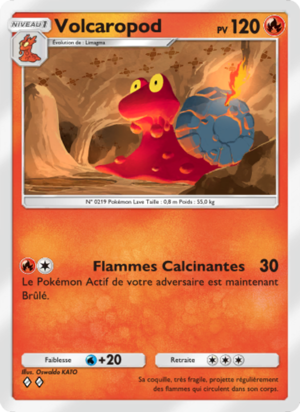 Volcaropod 026 — Space-Time Smackdown (French Pokémon TCG card)