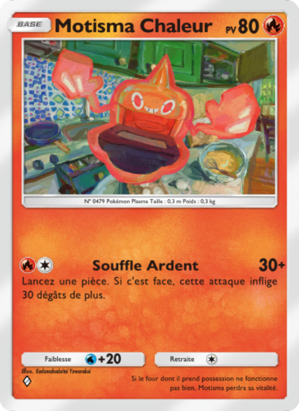 Motisma Chaleur 030 — Space-Time Smackdown (French Pokémon TCG card)