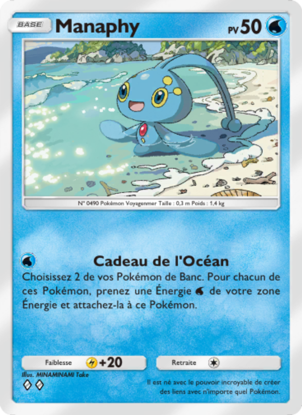 Manaphy 050 — Space-Time Smackdown (French Pokémon TCG card)