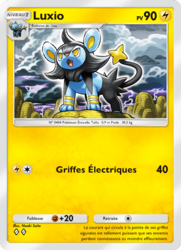 Luxio 059 — Space-Time Smackdown (French Pokémon TCG card)