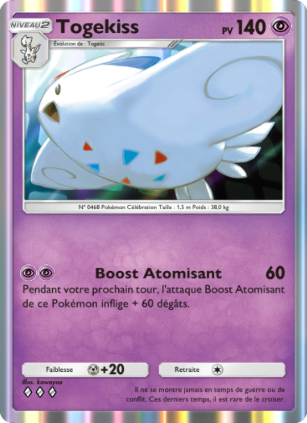 Togekiss 065 — Space-Time Smackdown (French Pokémon TCG card)