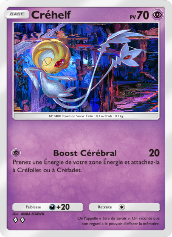 Créhelf 075 — Space-Time Smackdown (French Pokémon TCG card)