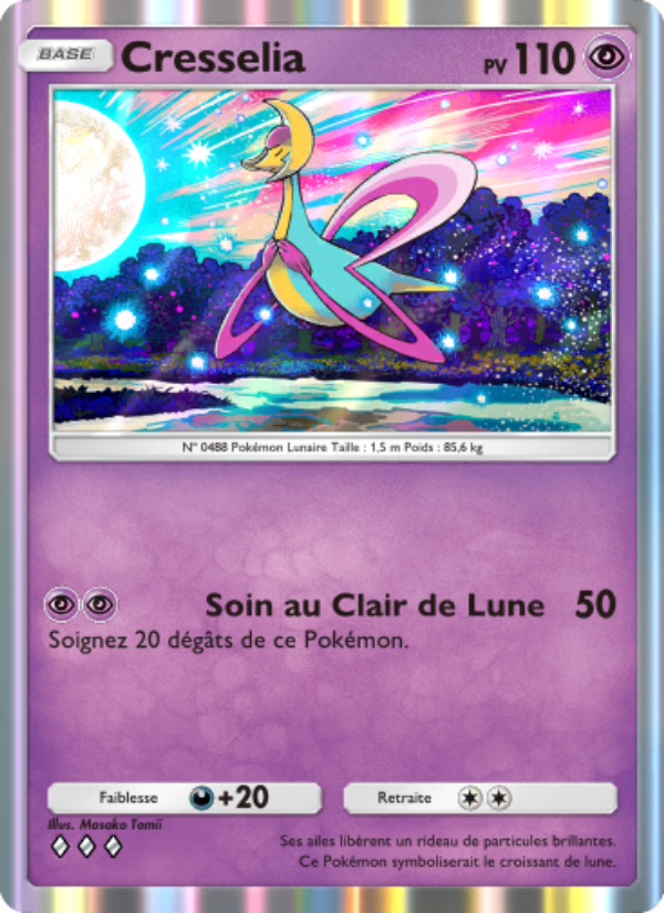 Cresselia 079 — Space-Time Smackdown (French Pokémon TCG card)