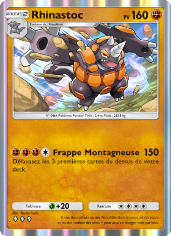Rhinastoc 082 — Space-Time Smackdown (French Pokémon TCG card)
