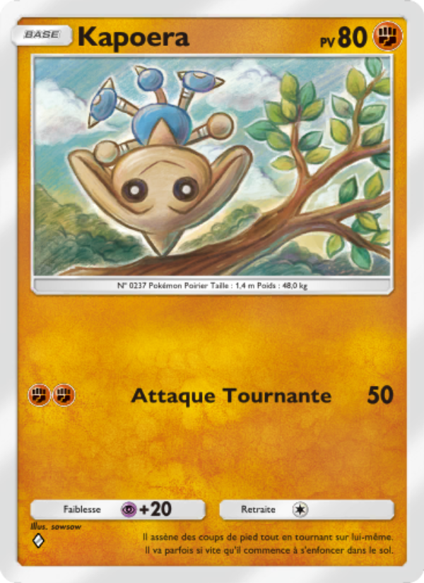 Kapoera 085 — Space-Time Smackdown (French Pokémon TCG card)