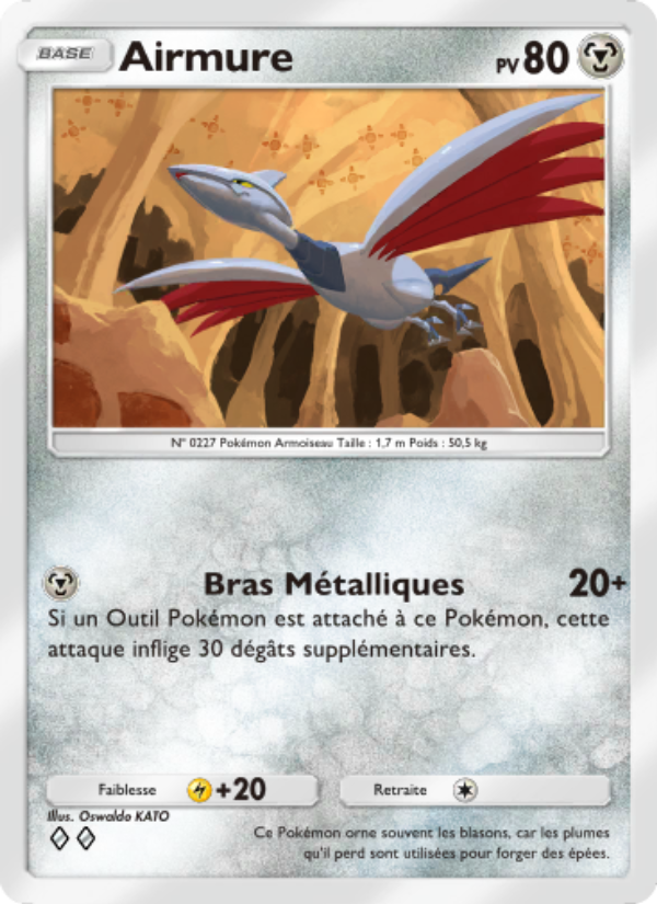 Airmure 111 — Space-Time Smackdown (French Pokémon TCG card)