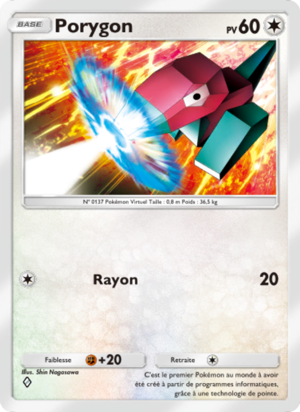 Porygon 127 — Space-Time Smackdown (French Pokémon TCG card)