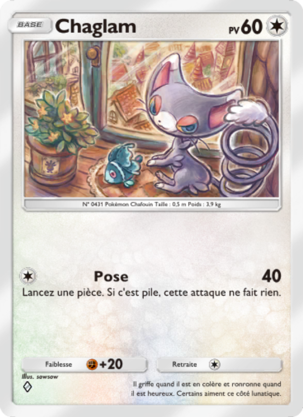 Chaglam 139 — Space-Time Smackdown (French Pokémon TCG card)