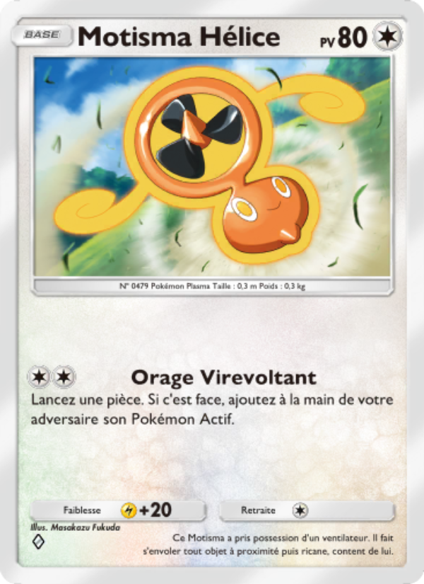 Motisma Hélice 142 — Space-Time Smackdown (French Pokémon TCG card)
