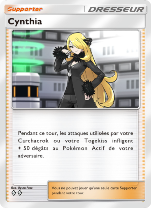 Cynthia 152 — Space-Time Smackdown (French Pokémon TCG card)