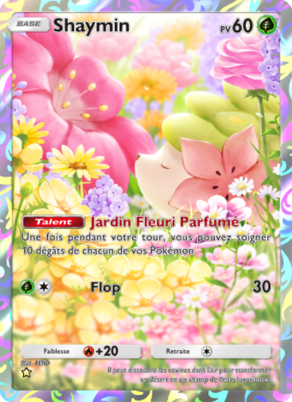 Shaymin 159 — Space-Time Smackdown (French Pokémon TCG card)