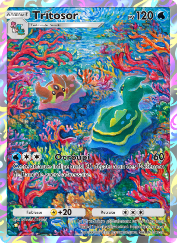 Tritosor 161 — Space-Time Smackdown (French Pokémon TCG card)