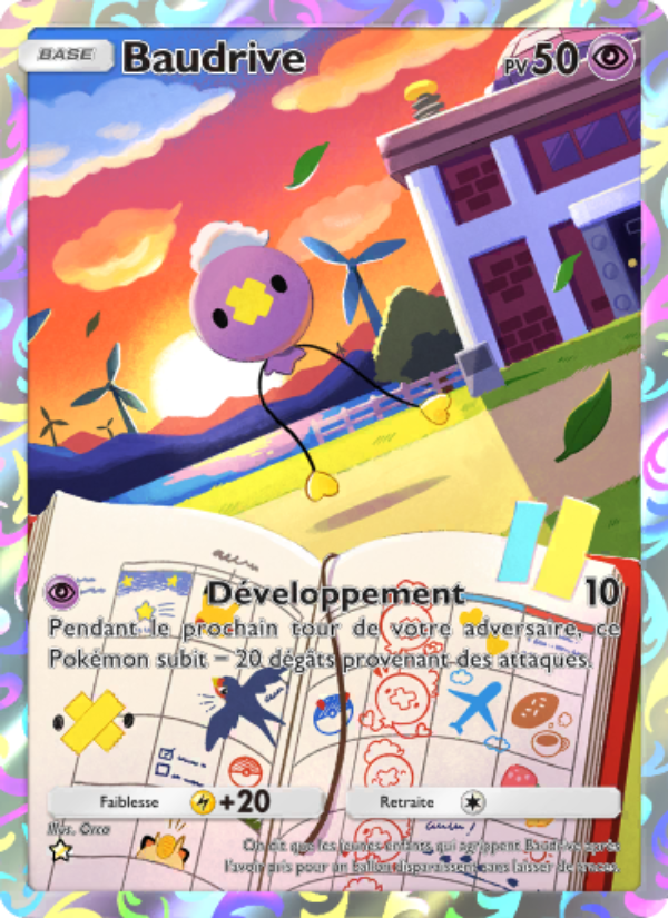 Baudrive 165 — Space-Time Smackdown (French Pokémon TCG card)