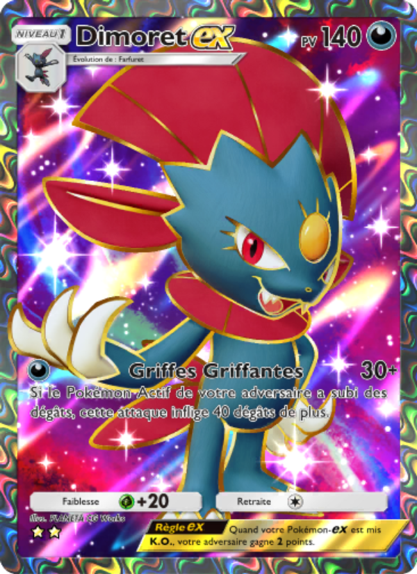 Dimoret-ex 186 — Space-Time Smackdown (French Pokémon TCG card)