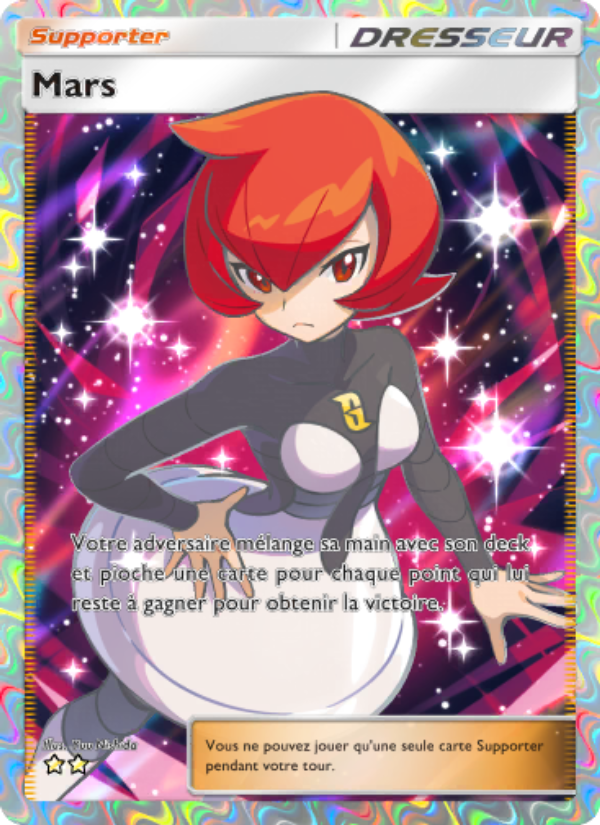 Mars 195 — Space-Time Smackdown (French Pokémon TCG card)