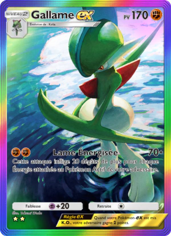 Gallame-ex 200 — Space-Time Smackdown (French Pokémon TCG card)