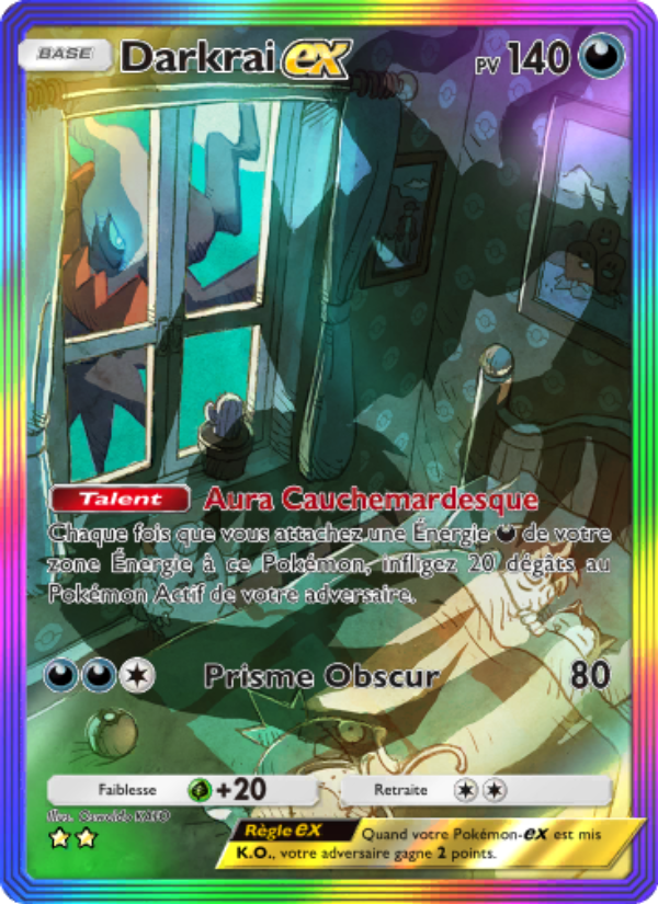 Darkrai-ex 202 — Space-Time Smackdown (French Pokémon TCG card)