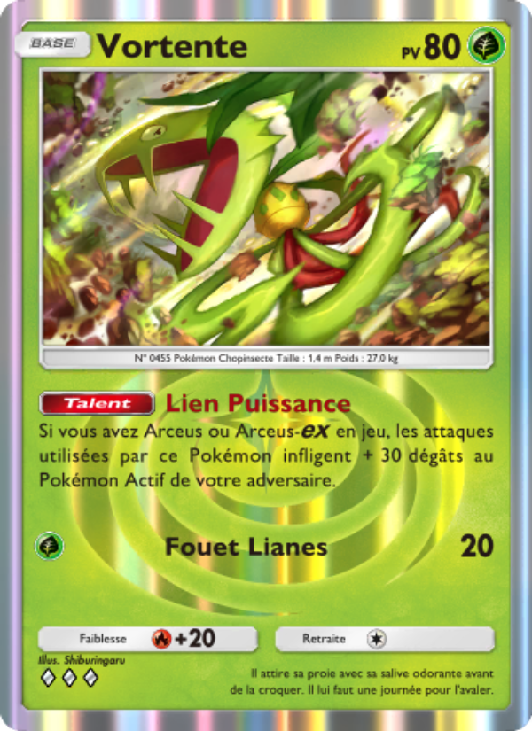 Vortente 009 — Triumphant Light (French Pokémon TCG card)