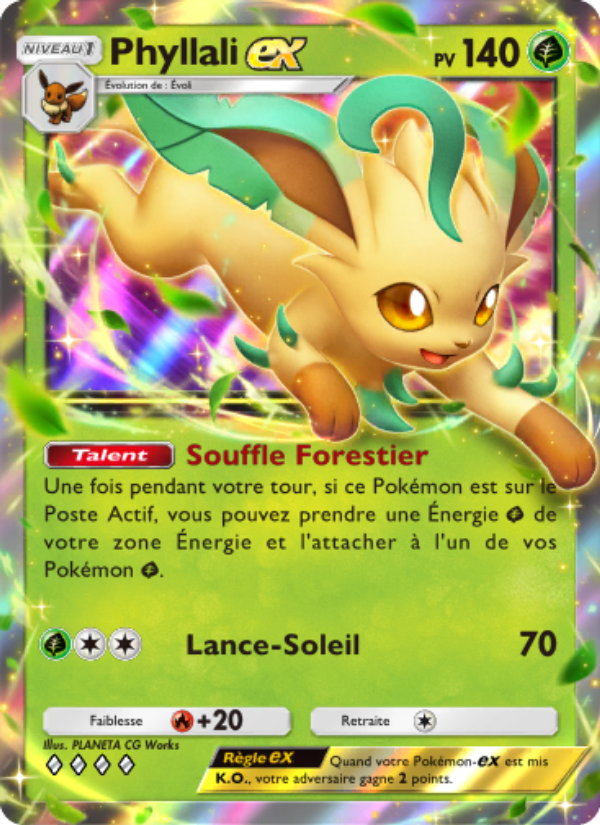 Phyllali-ex 010 — Triumphant Light (French Pokémon TCG card)