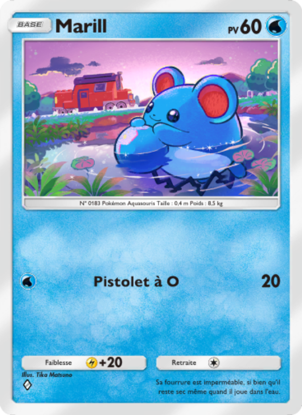 Marill 014 — Triumphant Light (French Pokémon TCG card)