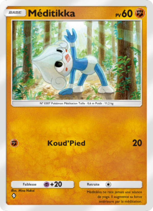Méditikka 043 — Triumphant Light (French Pokémon TCG card)