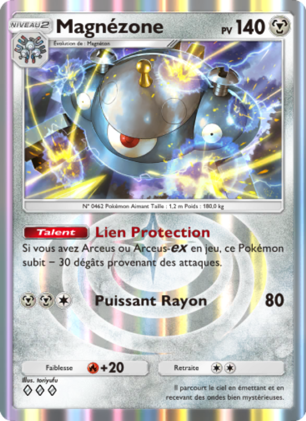 Magnézone 055 — Triumphant Light (French Pokémon TCG card)