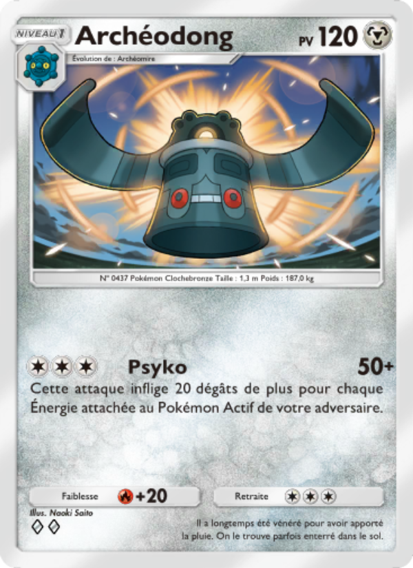 Archéodong 059 — Triumphant Light (French Pokémon TCG card)