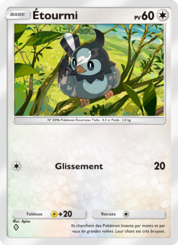 Étourmi 066 — Triumphant Light (French Pokémon TCG card)