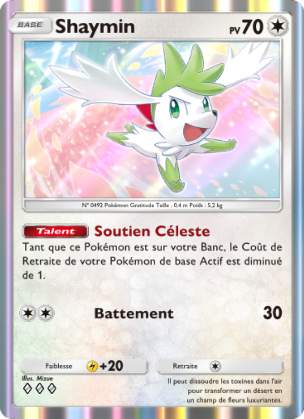 Shaymin 069 — Triumphant Light (French Pokémon TCG card)