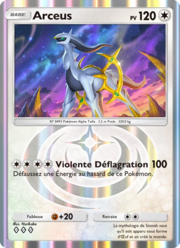 Arceus 070 — Triumphant Light (French Pokémon TCG card)