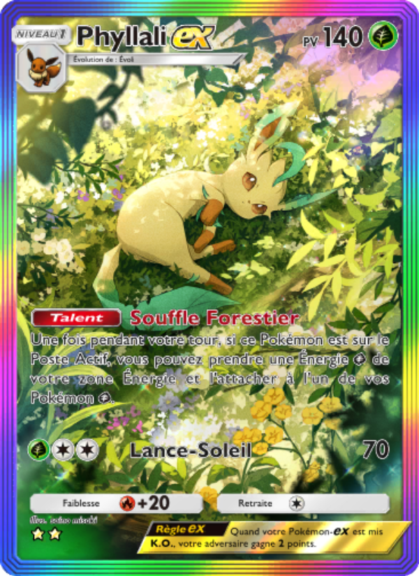 Phyllali-ex 091 — Triumphant Light (French Pokémon TCG card)
