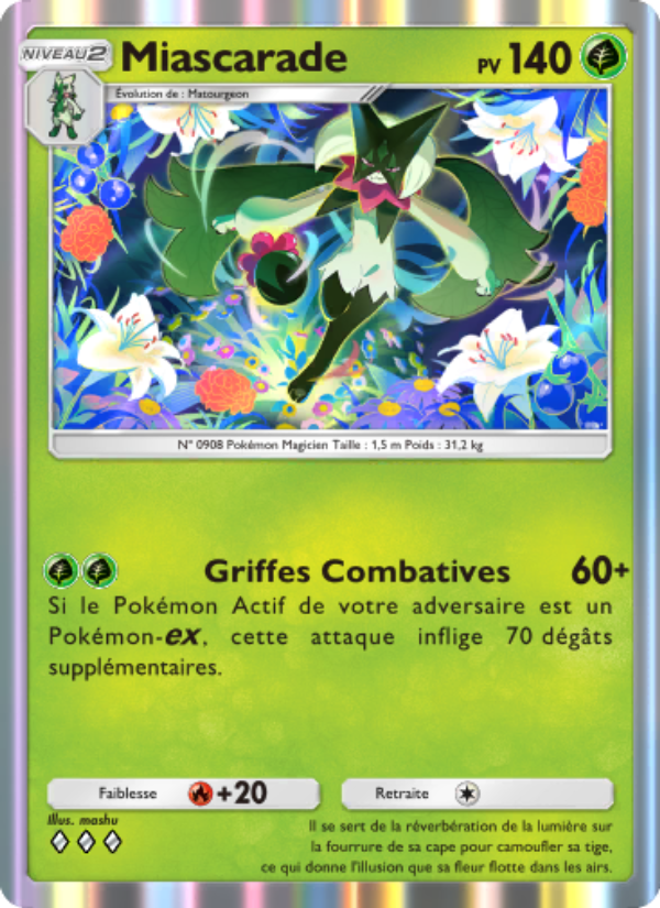 Miascarade 007 — Shining Revelry (French Pokémon TCG card)