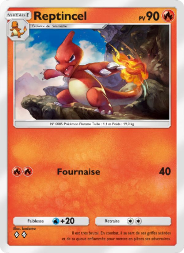Reptincel 009 — Shining Revelry (French Pokémon TCG card)