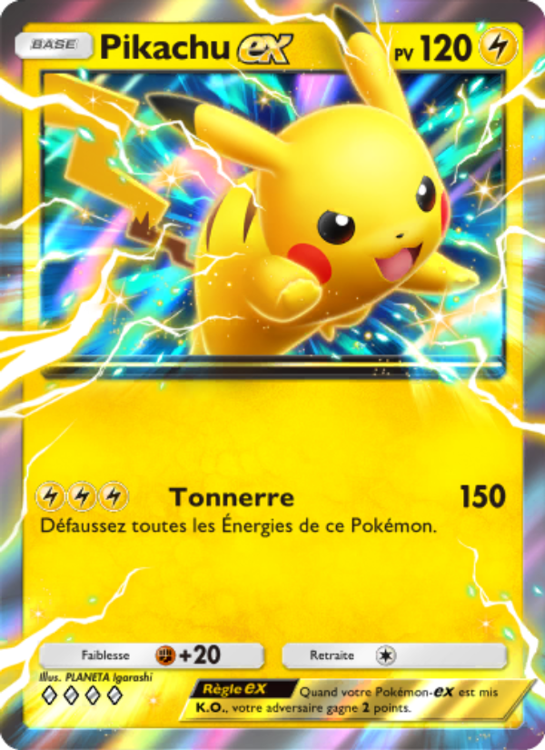 Pikachu-ex 022 — Shining Revelry (French Pokémon TCG card)