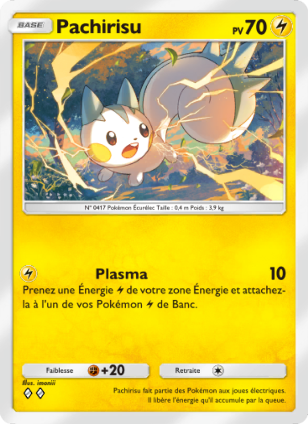 Pachirisu 025 — Shining Revelry (French Pokémon TCG card)