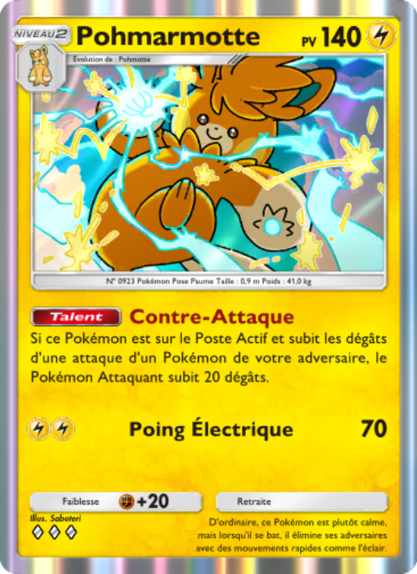 Pohmarmotte 028 — Shining Revelry (French Pokémon TCG card)