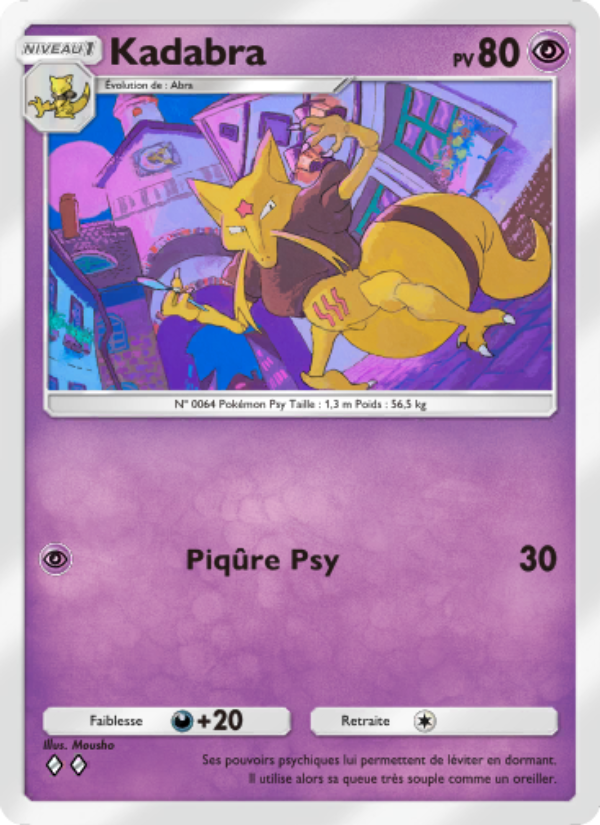 Kadabra 030 — Shining Revelry (French Pokémon TCG card)