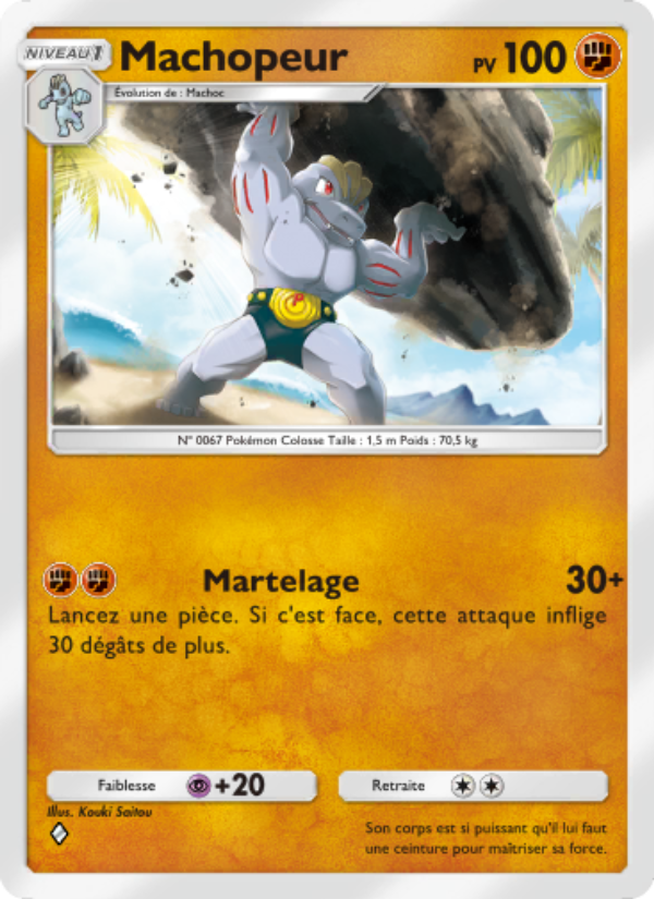 Machopeur 038 — Shining Revelry (French Pokémon TCG card)