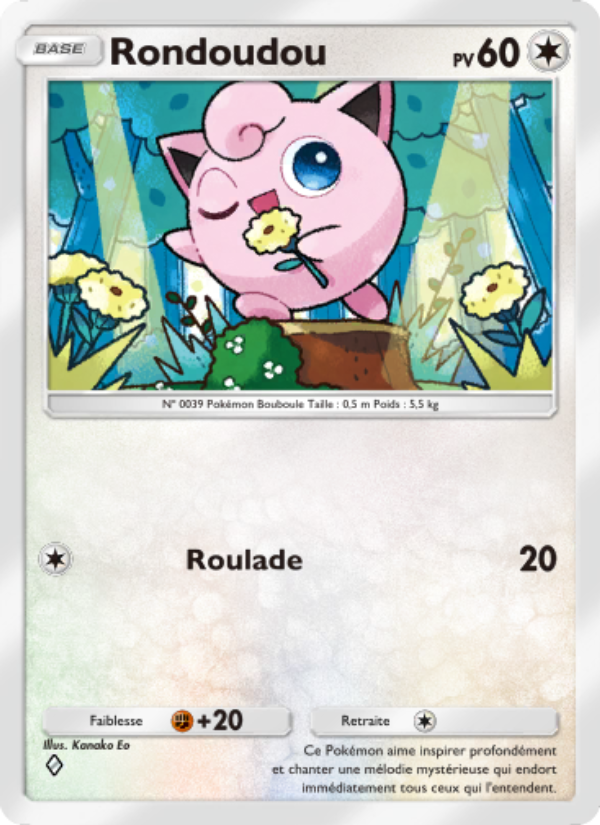 Rondoudou 060 — Shining Revelry (French Pokémon TCG card)