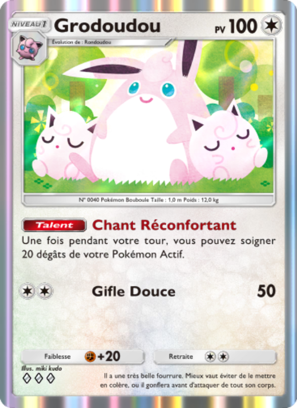 Grodoudou 061 — Shining Revelry (French Pokémon TCG card)