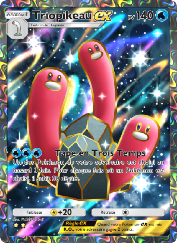 Triopikeau-ex 081 — Shining Revelry (French Pokémon TCG card)
