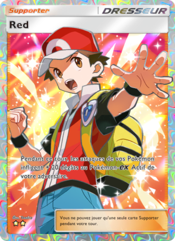Red 090 — Shining Revelry (French Pokémon TCG card)