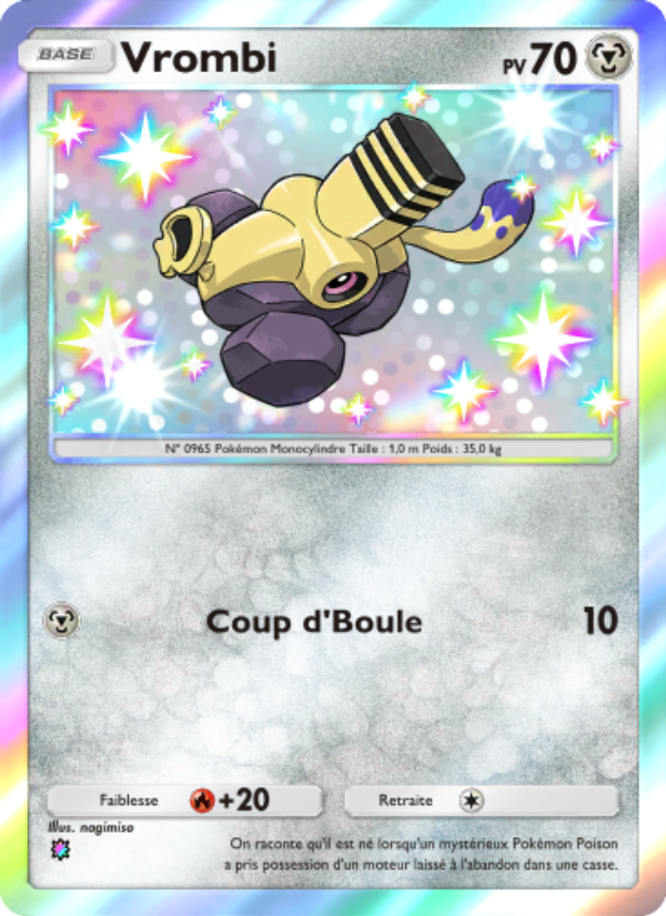 Vrombi 105 — Shining Revelry (French Pokémon TCG card)
