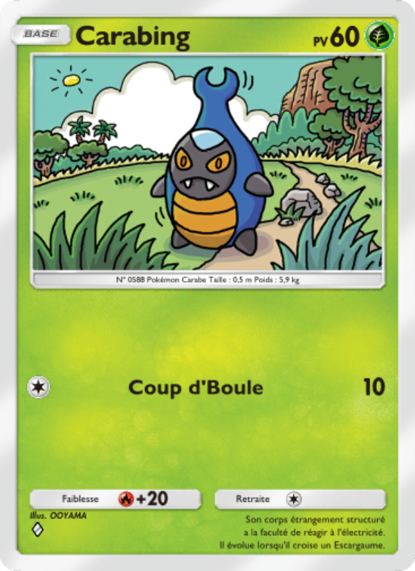 Carabing 006 — Celestial Guardians (French Pokémon TCG card)