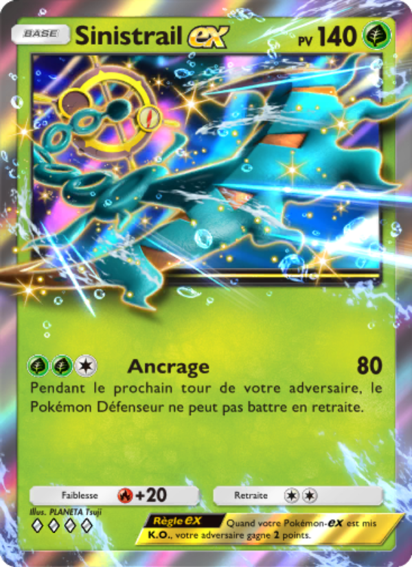 Sinistrail-ex 023 — Celestial Guardians (French Pokémon TCG card)