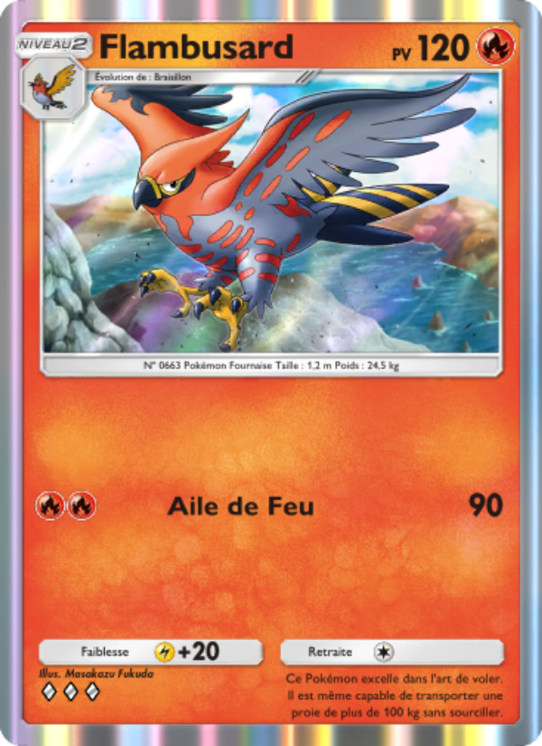 Flambusard 029 — Celestial Guardians (French Pokémon TCG card)