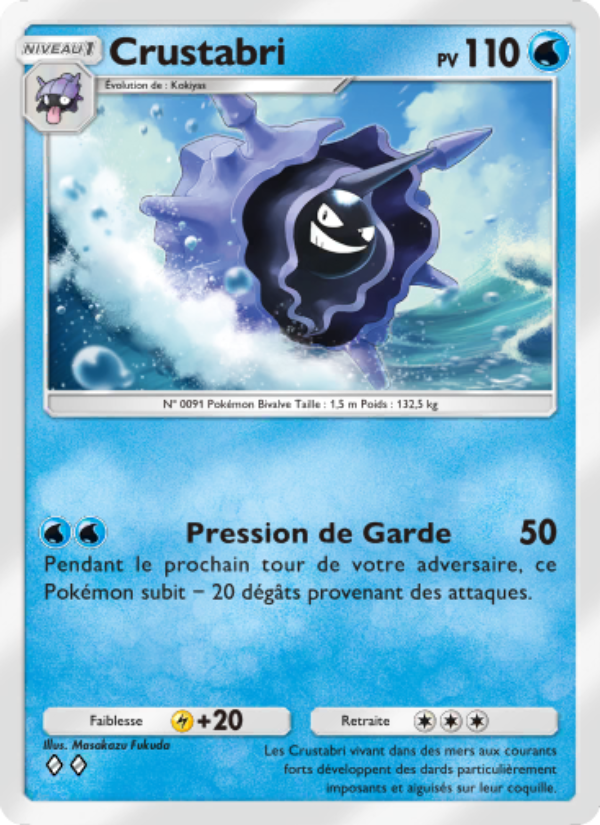 Crustabri 043 — Celestial Guardians (French Pokémon TCG card)
