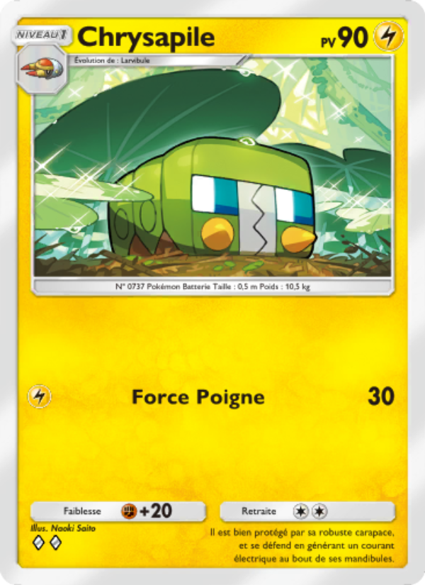 Chrysapile 064 — Celestial Guardians (French Pokémon TCG card)